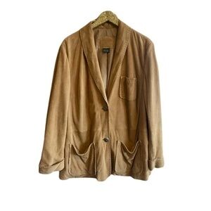 Vintage Ralph Lauren Authentic Dry Goods Supply Company Suede Jacket